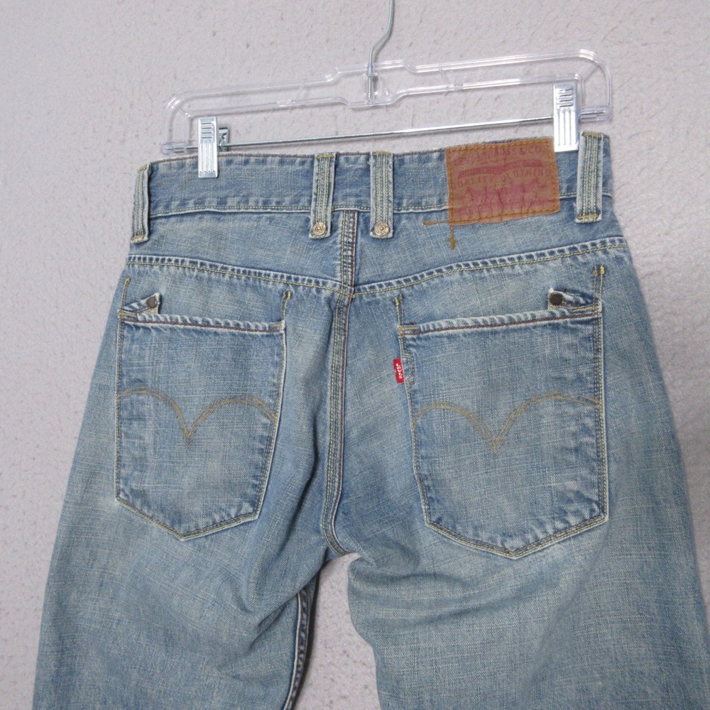 Levis Jeans 29x30 Straight Fit Y2K Denim Blue Cotton Indie Grunge Casual Fade